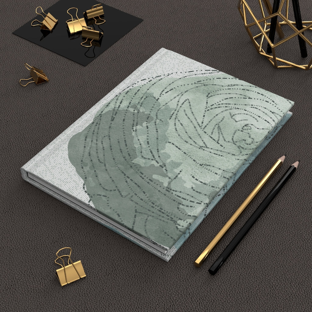 Decipher Code Hardcover Journal Matte in Aqua