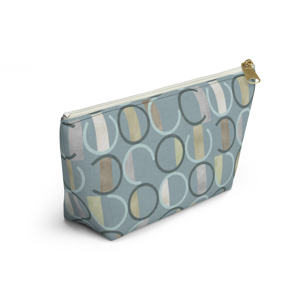 Journey Code Accessory Pouch w T-bottom in Aqua