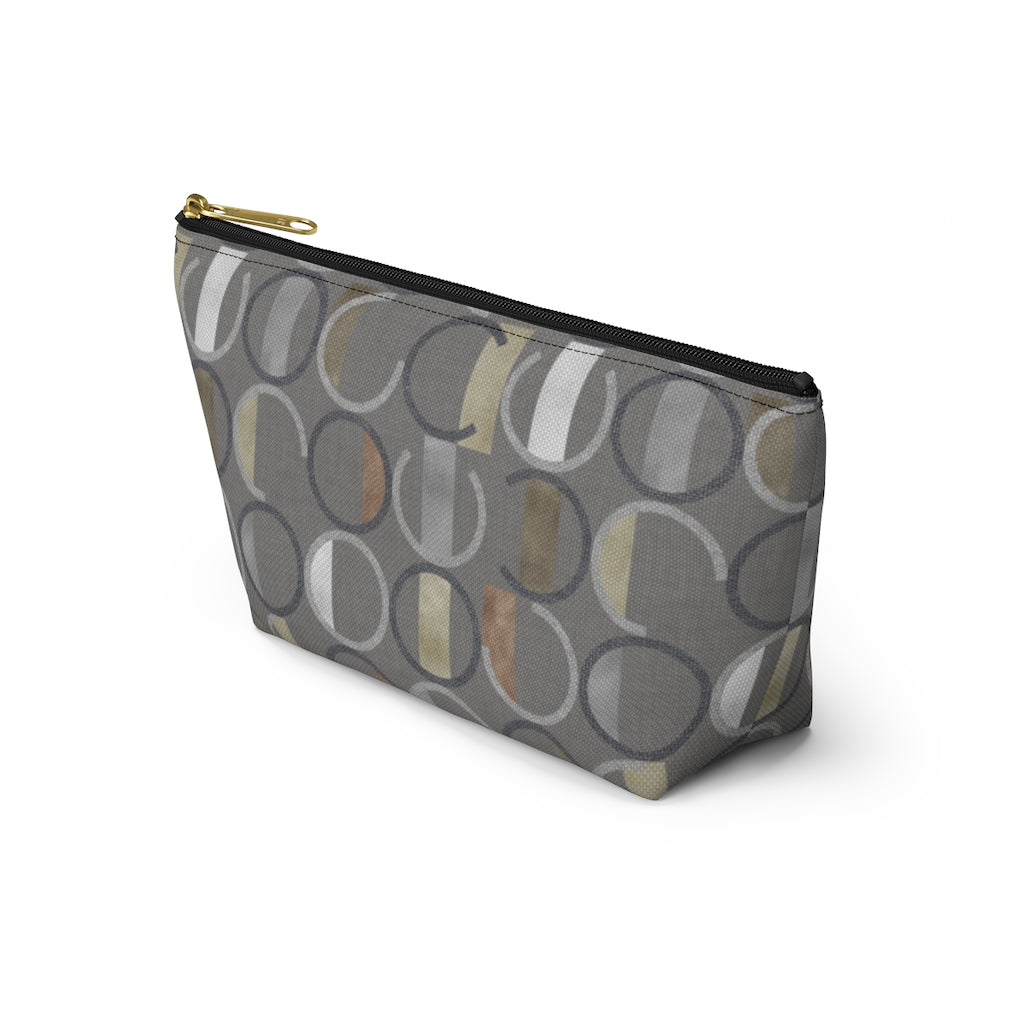 Journey Code Accessory Pouch w T-bottom in Gray