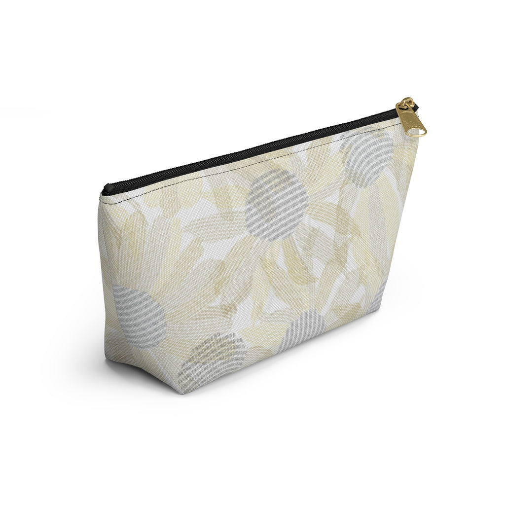 Daisy Chain Code Accessory Pouch w T-bottom in Yellow