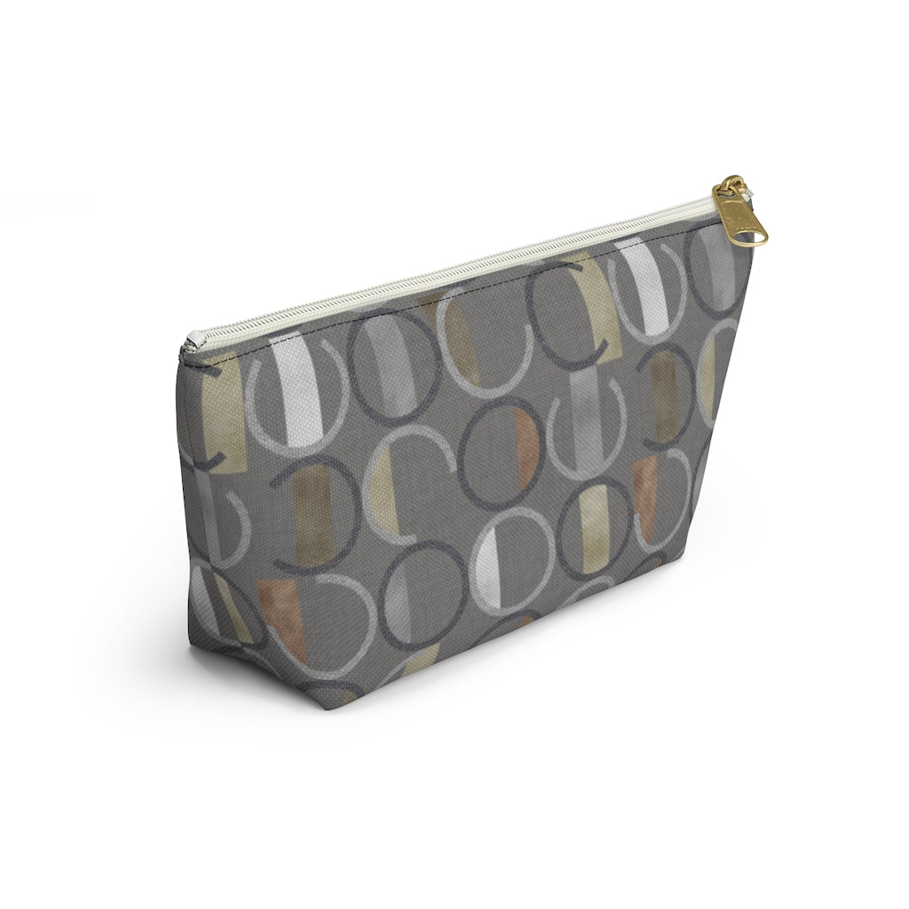 Journey Code Accessory Pouch w T-bottom in Gray