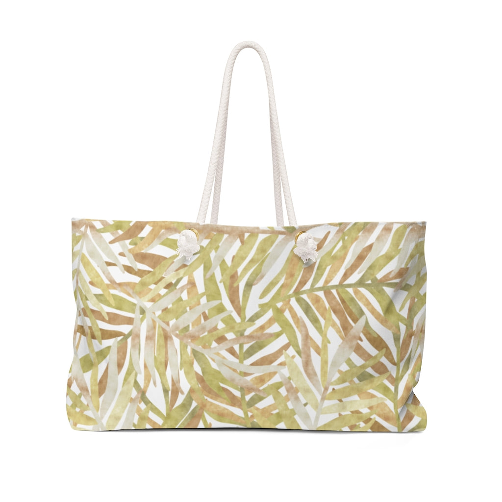 Tropic Weekender Bag in Gold