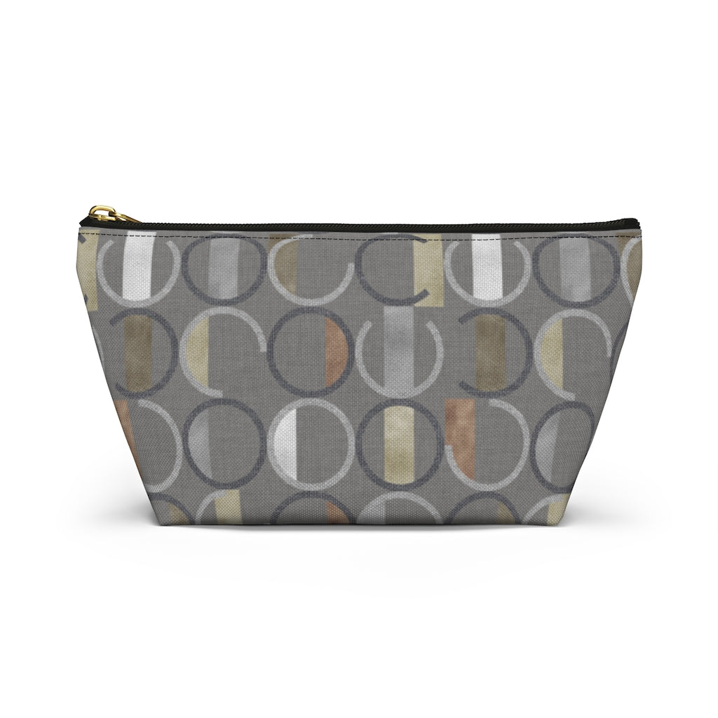 Journey Code Accessory Pouch w T-bottom in Gray