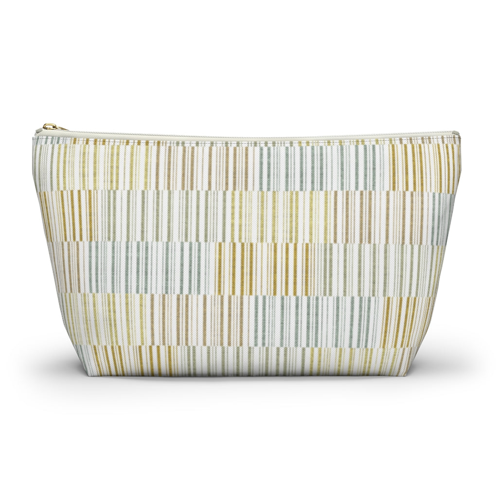 Traffic Code Accessory Pouch w T-bottom in Gold