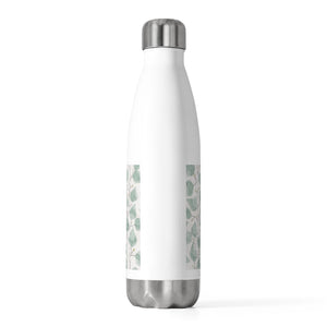 Budding Vine 20oz Insulated Bottle in Aqua