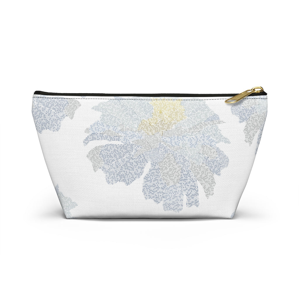Ciphertext Code Accessory Pouch w T-bottom in Blue