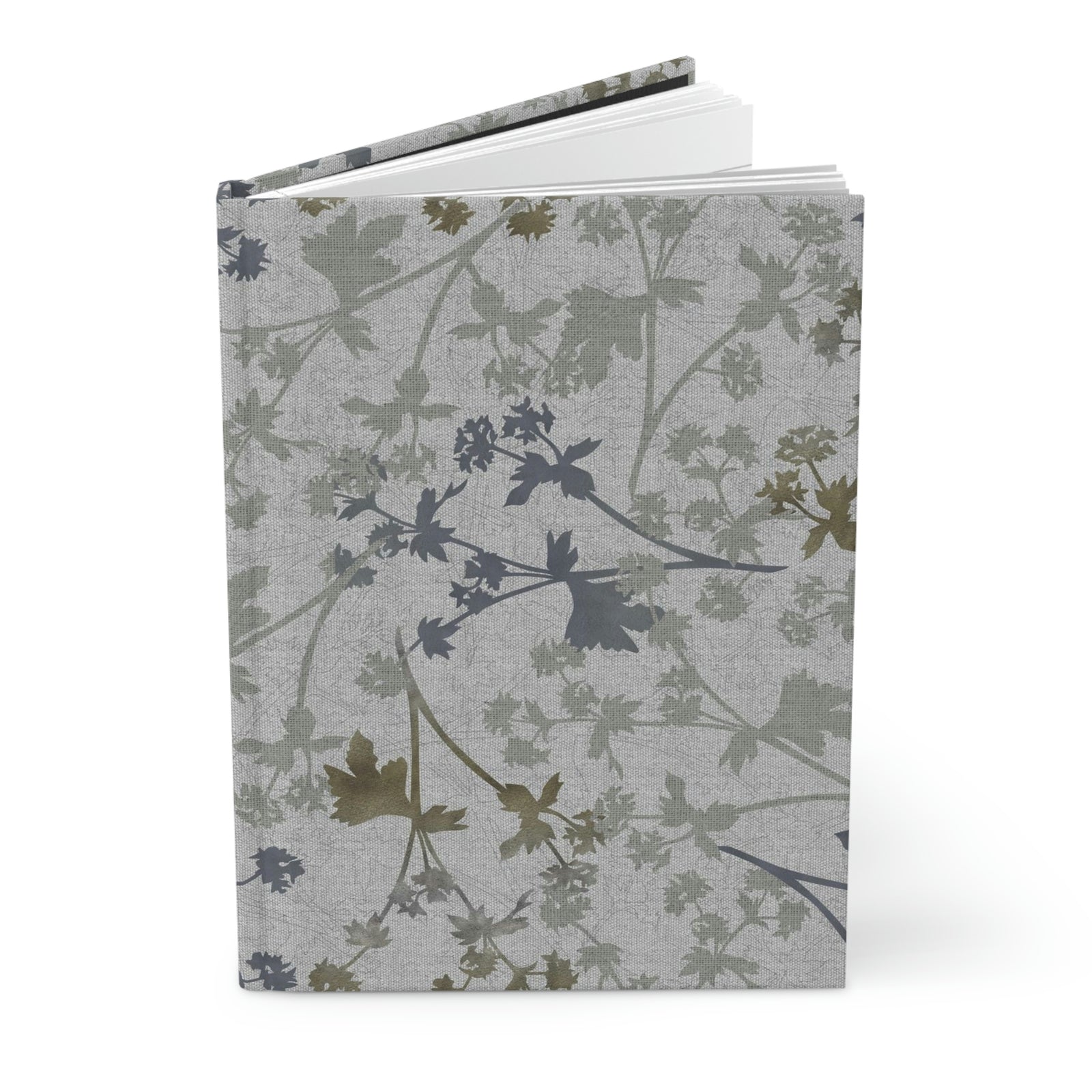 Lady's Mantle Hardcover Journal Matte in Gray