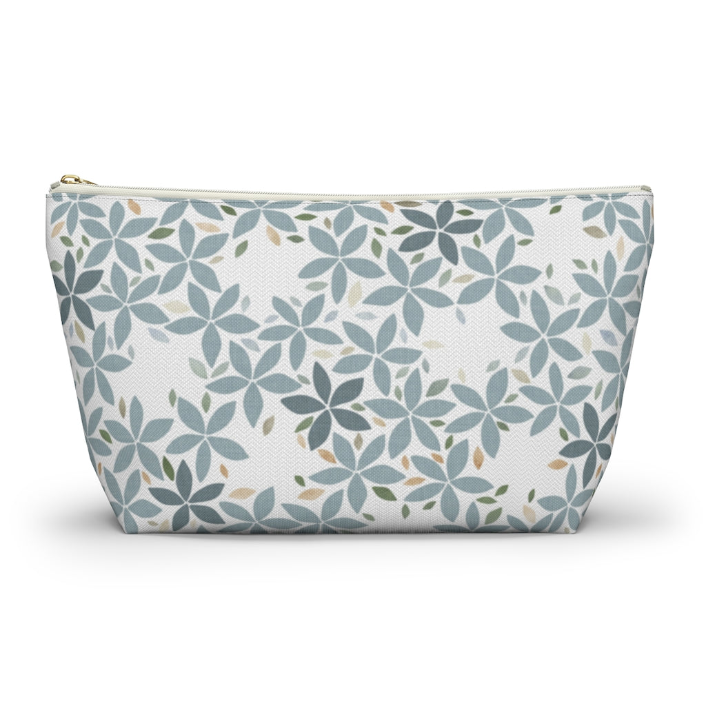 Snowbell Accessory Pouch w T-bottom in Aqua