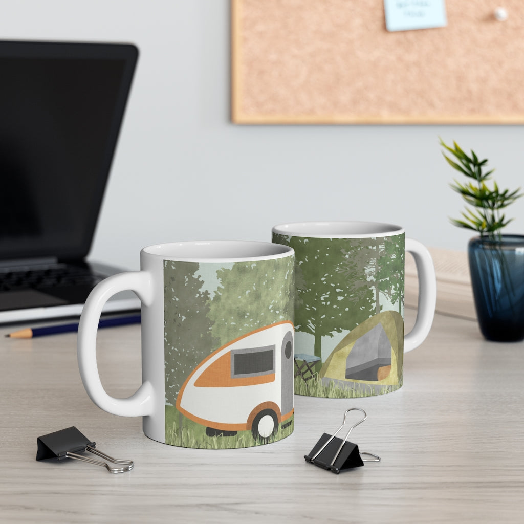 Camping Mug in Orange
