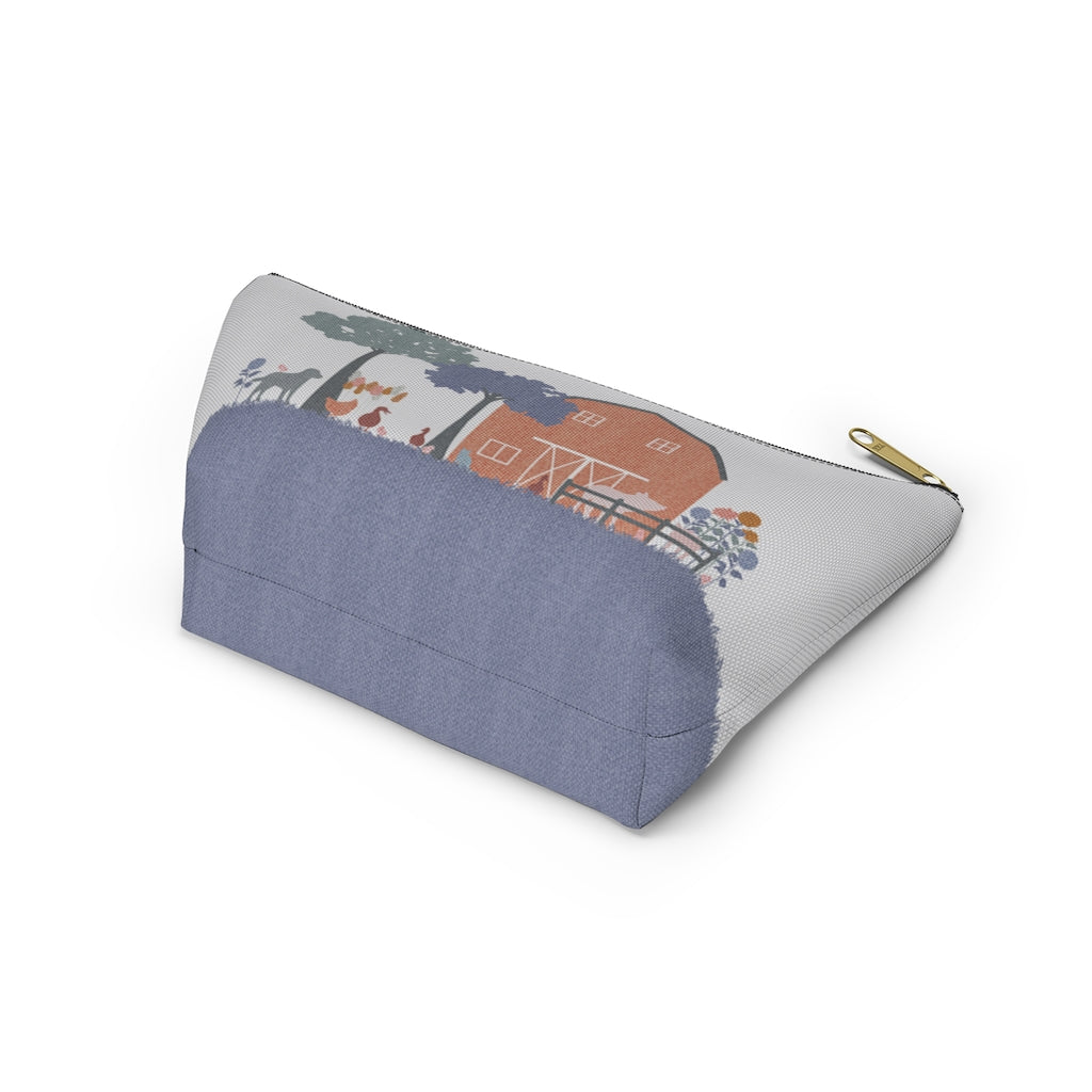 Barnyard Fun Accessory Pouch w T-bottom in Purple