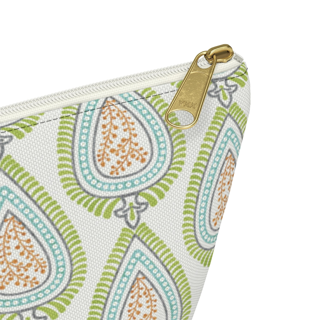 Teardrop Accessory Pouch w T-bottom in Green