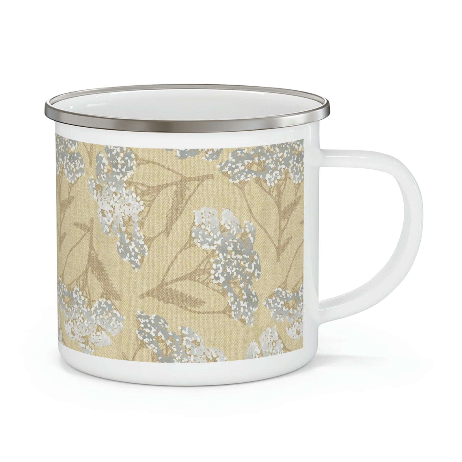 Yarrow Enamel Mug in Yellow