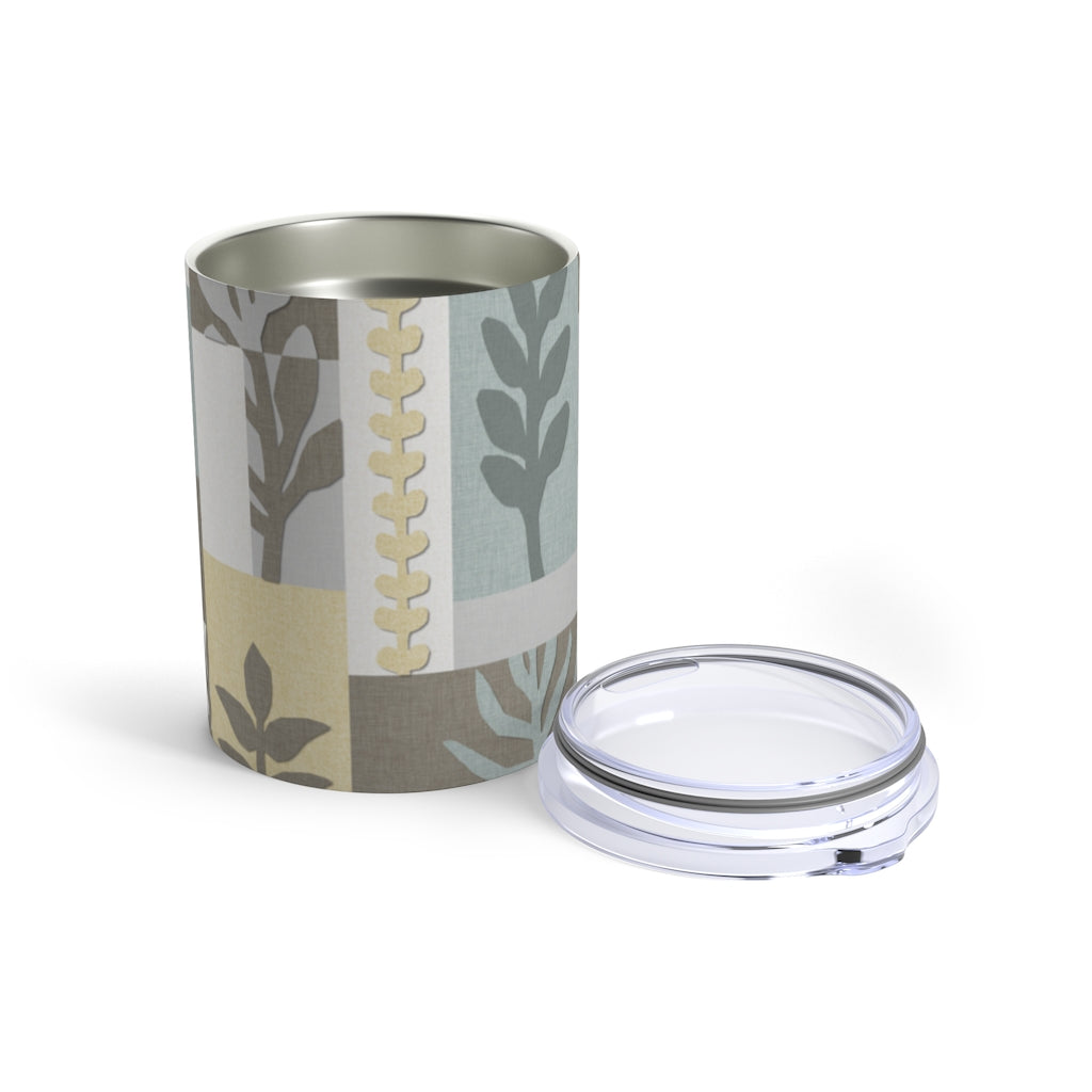 Botanical Paper Tumbler in Taupe