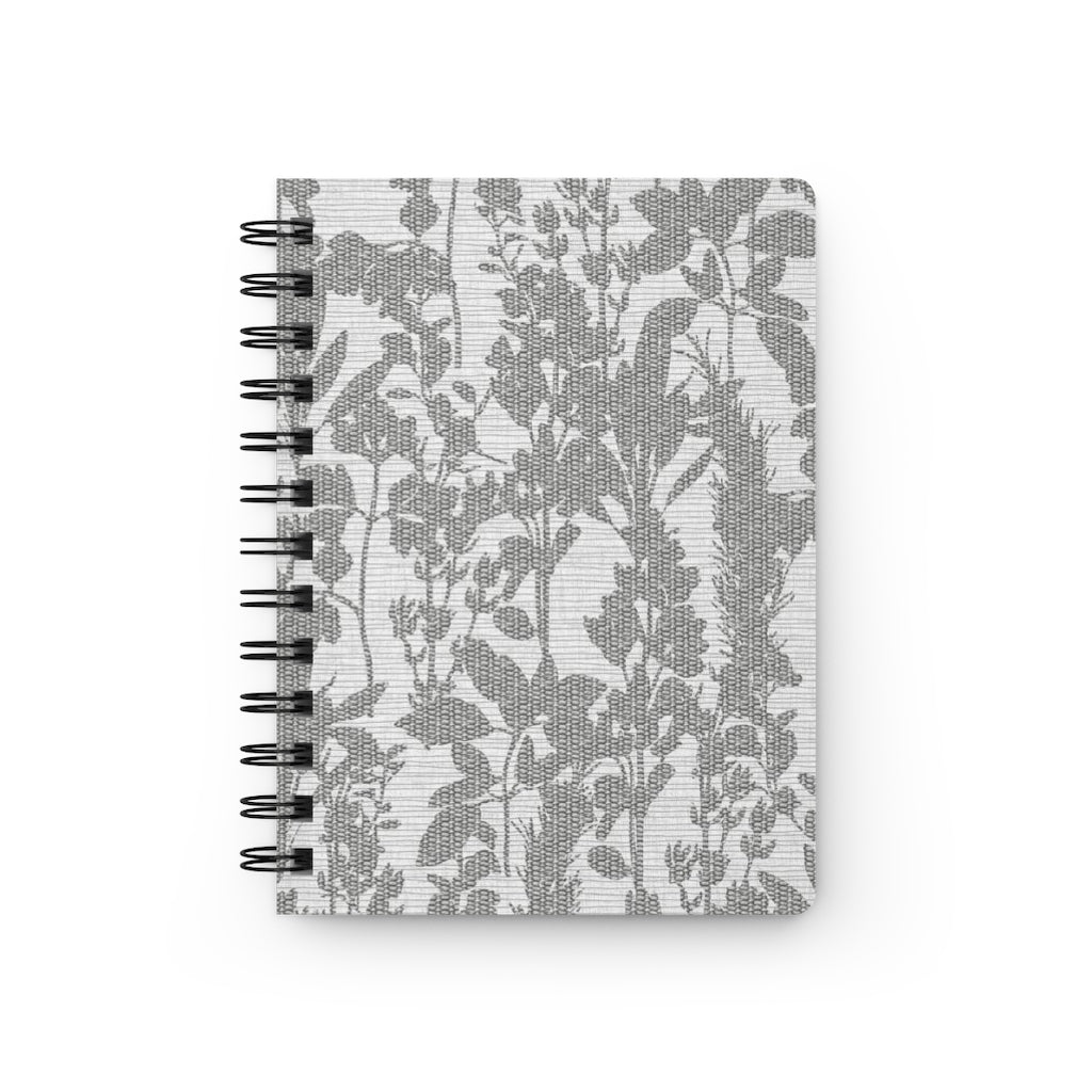 Coreglia Herbs Spiral Bound Journal in Gray