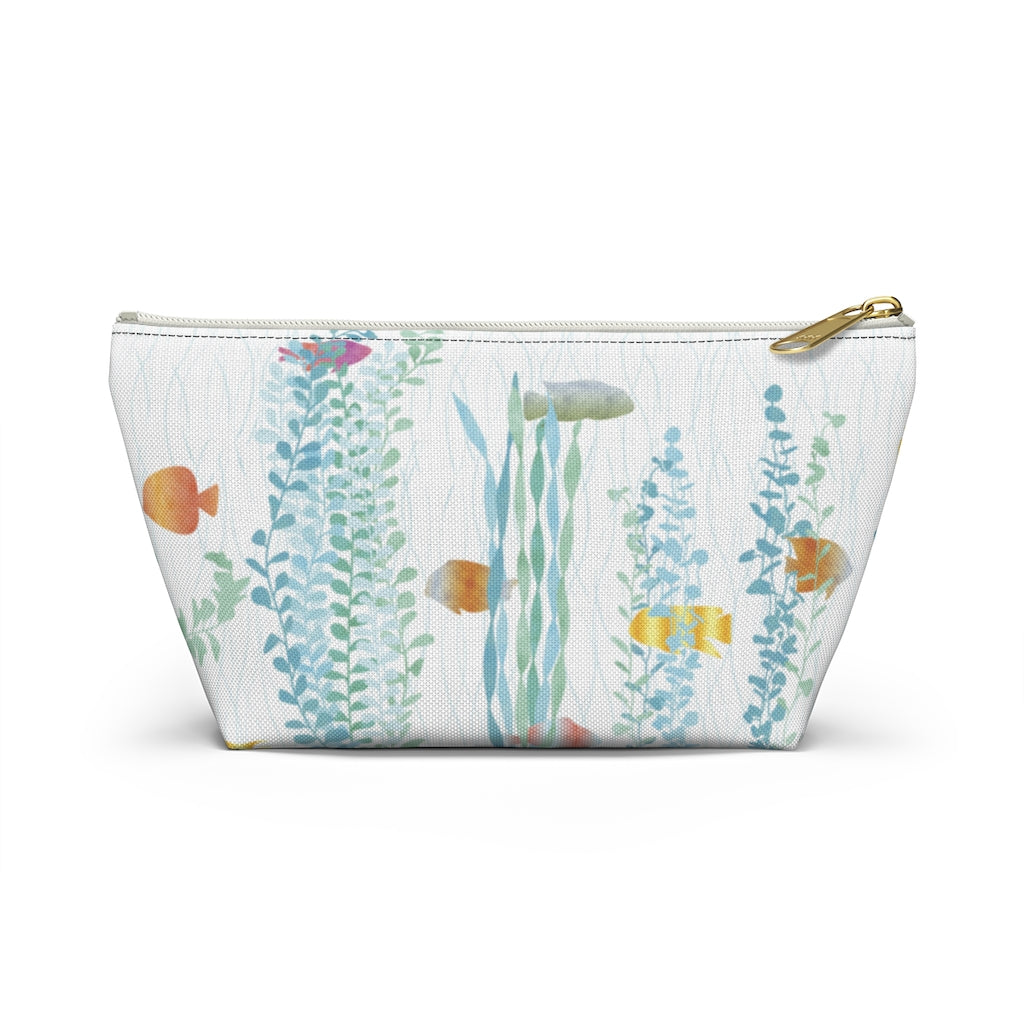 Aquarium Accessory Pouch w T-bottom in Aqua