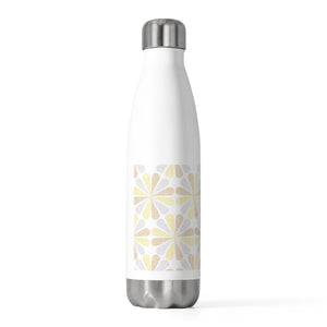 Floral Starburst 20oz Insulated Bottle in Yellow