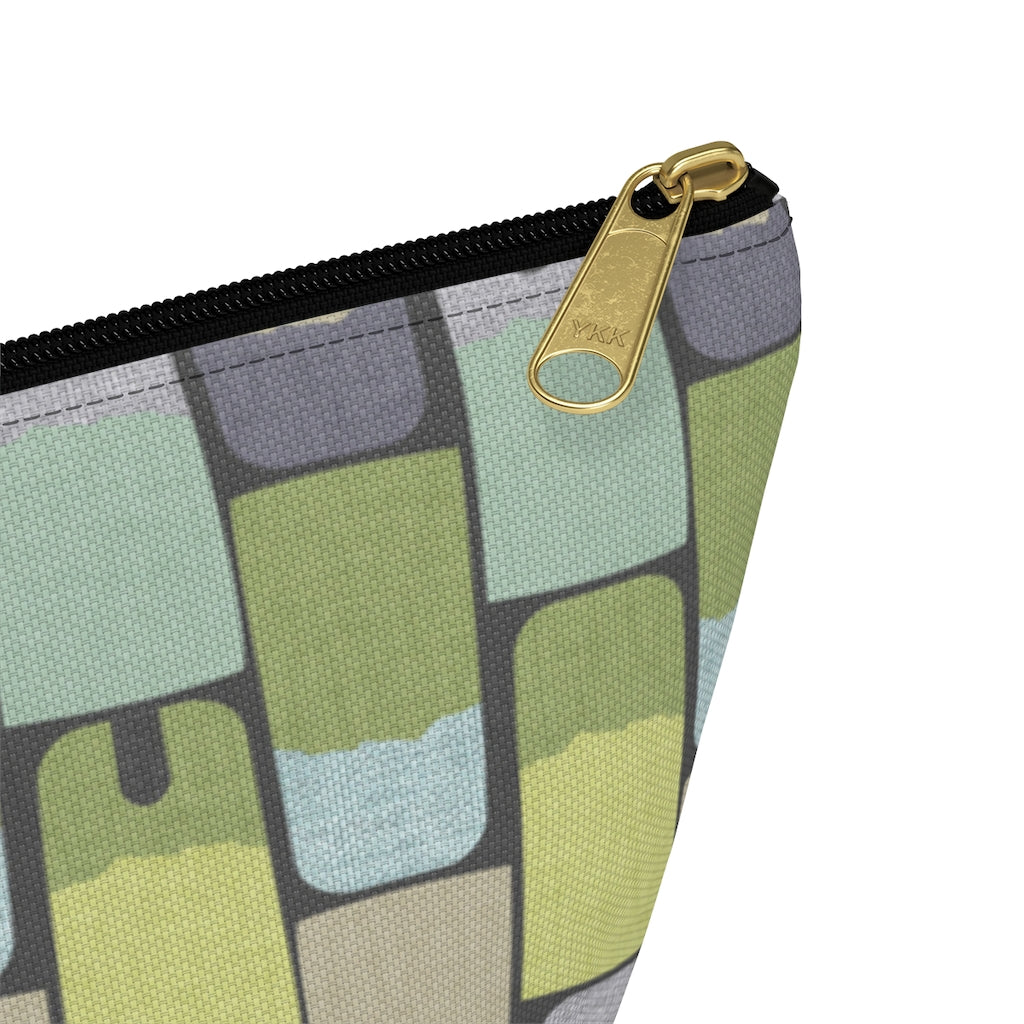 Popsicles Accessory Pouch w T-bottom in Green