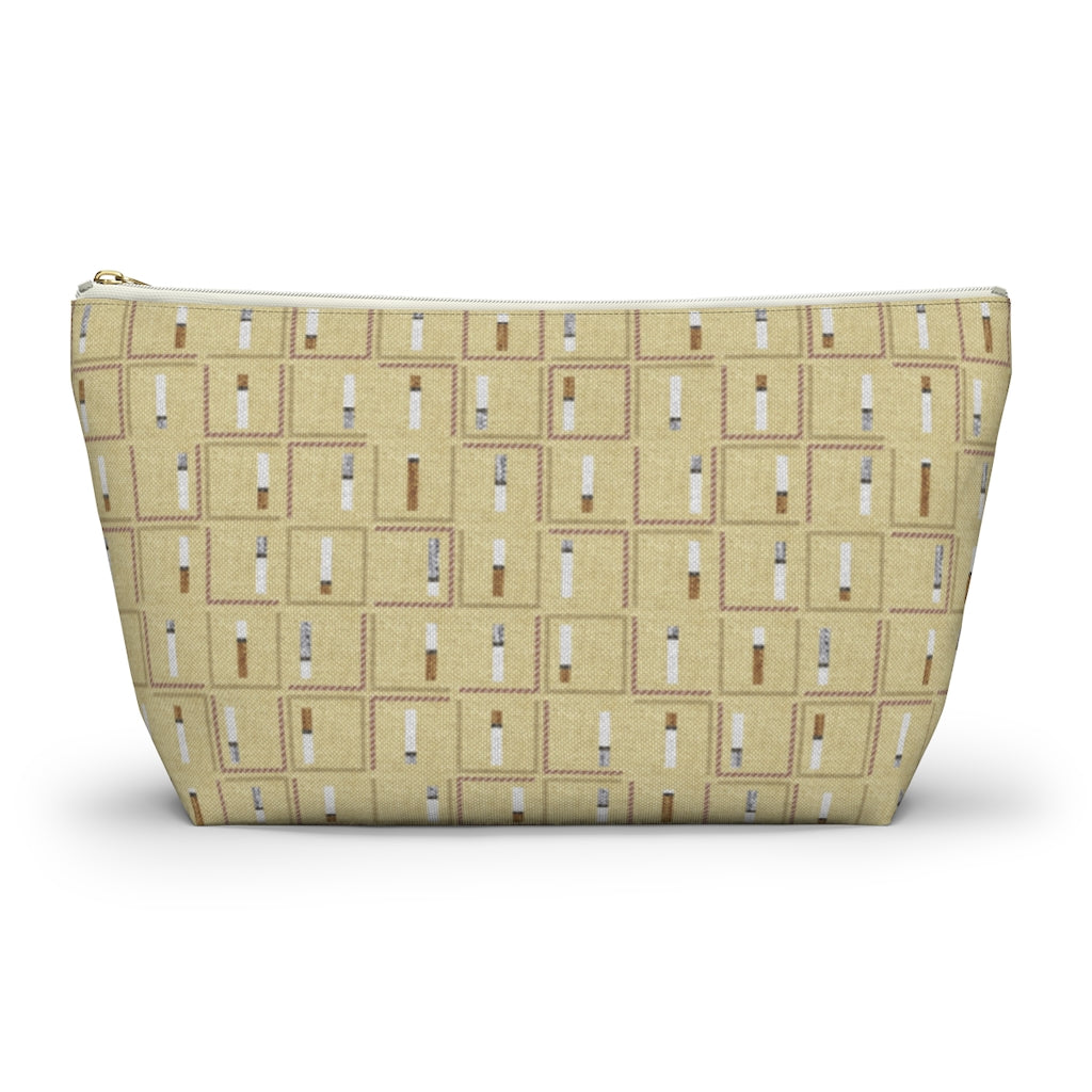 Pencil to Paper Accessory Pouch w T-bottom in Yellow