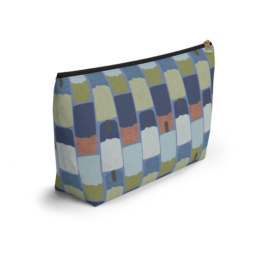 Popsicles Accessory Pouch w T-bottom in Navy