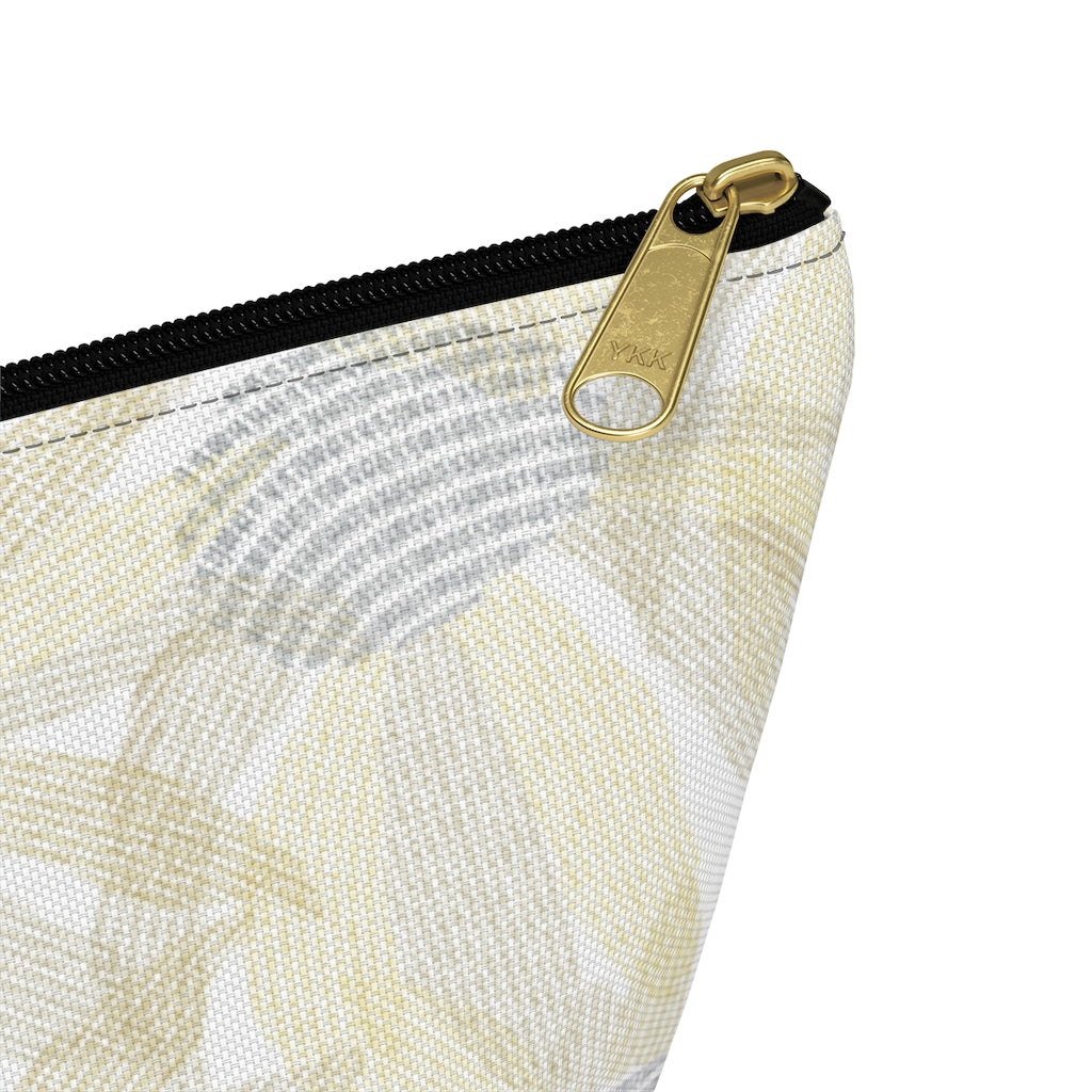 Daisy Chain Code Accessory Pouch w T-bottom in Yellow