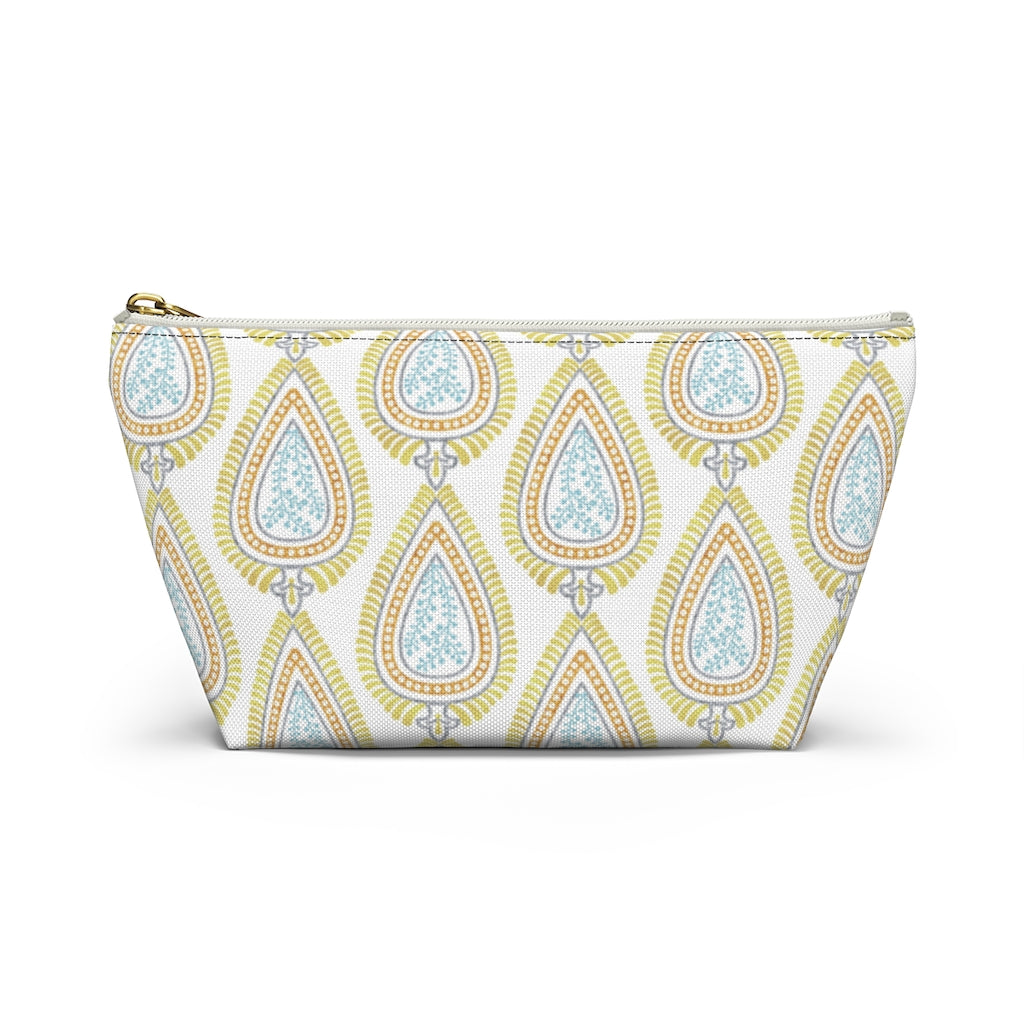 Teardrop Accessory Pouch w T-bottom in Gold