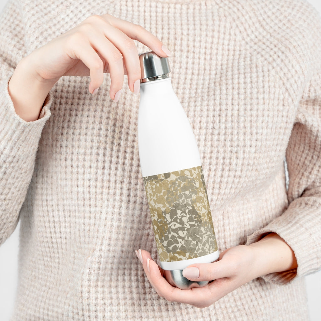 Hydrangea 20oz Insulated Bottle in Brown