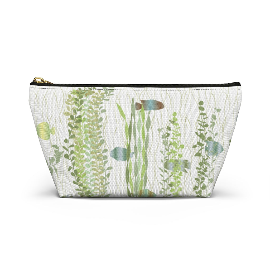 Aquarium Accessory Pouch w T-bottom in Green