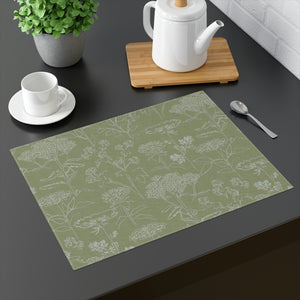 Swallowtail Placemat in Green