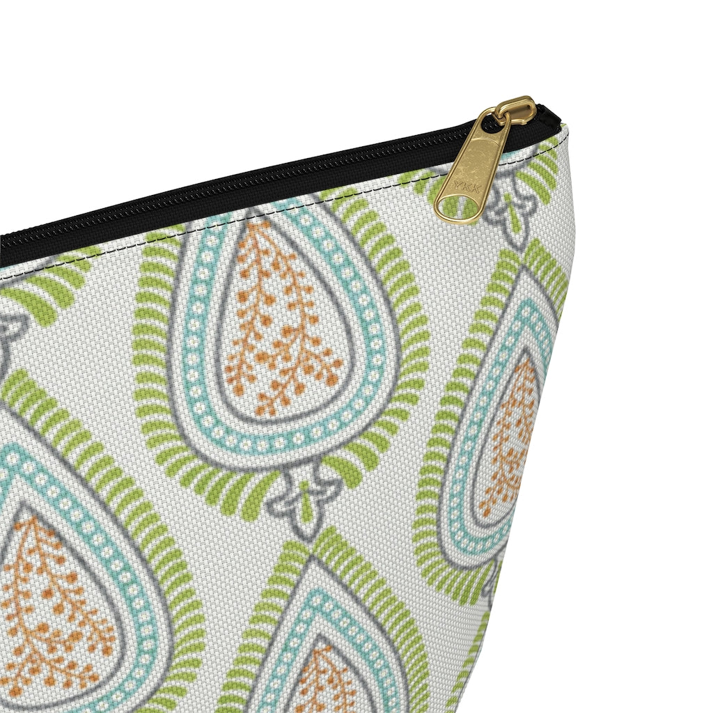Teardrop Accessory Pouch w T-bottom in Green