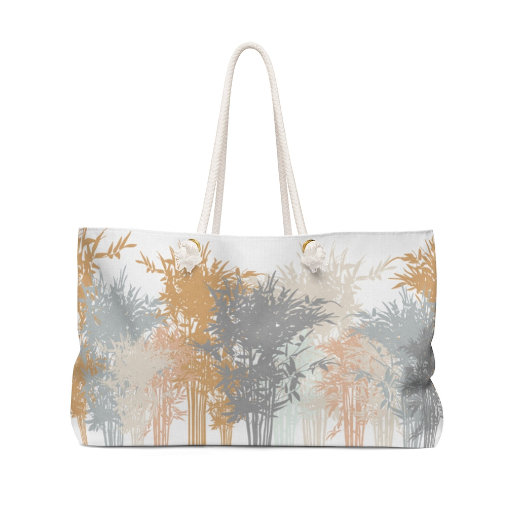 Lucky Bamboo Weekender Bag in Orange