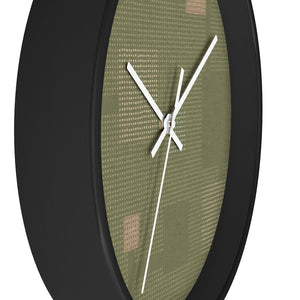 Block Party Wall Clock in Green