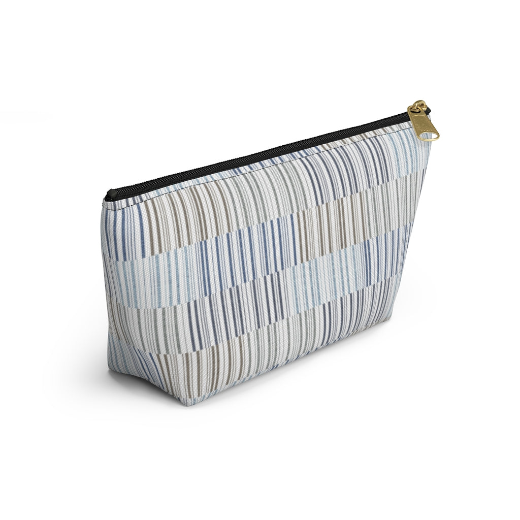 Traffic Code Accessory Pouch w T-bottom in Blue