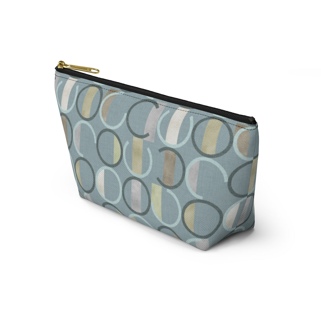 Journey Code Accessory Pouch w T-bottom in Aqua