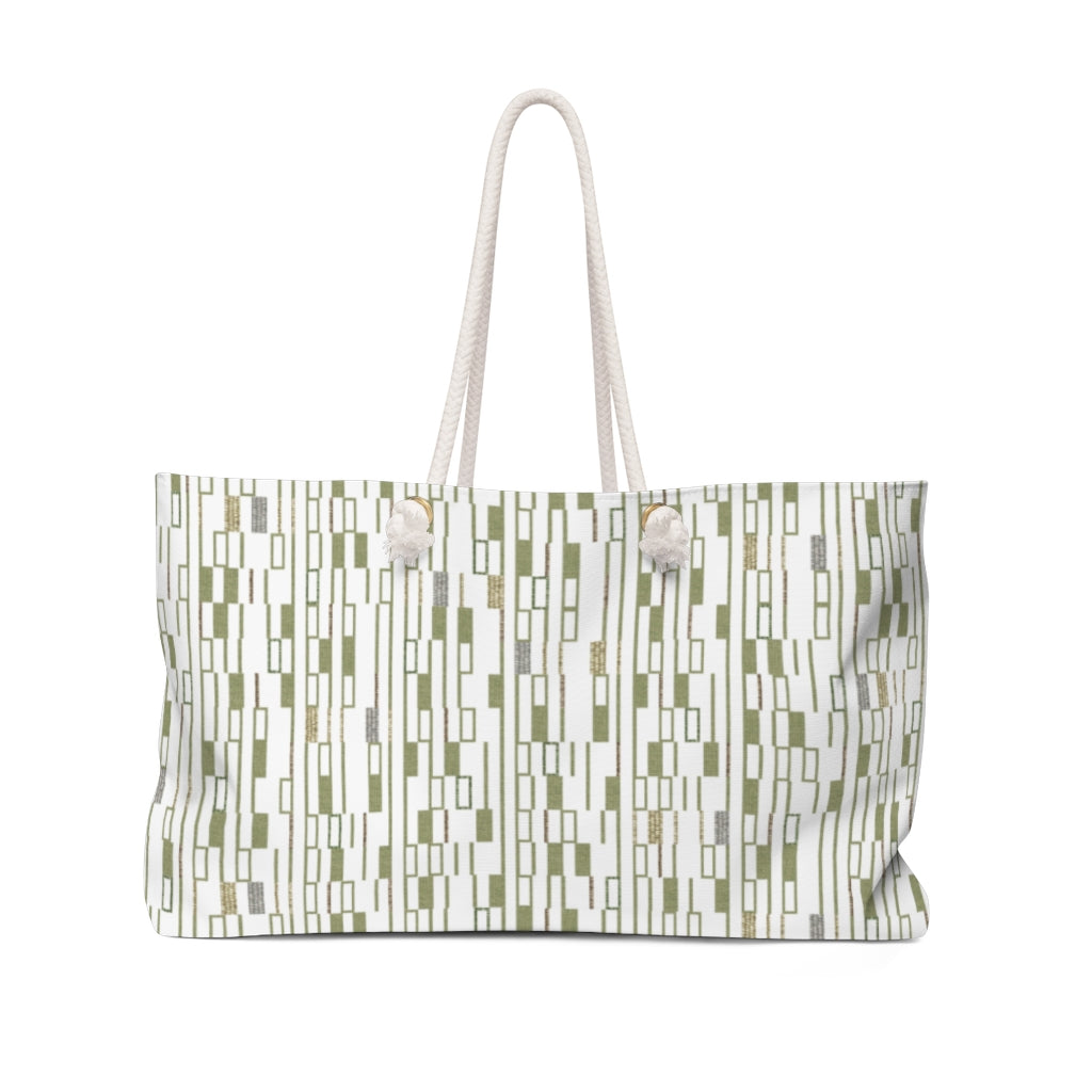 Signals Code Weekender Bag in Green