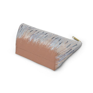 Marsh Accessory Pouch w T-bottom in Coral