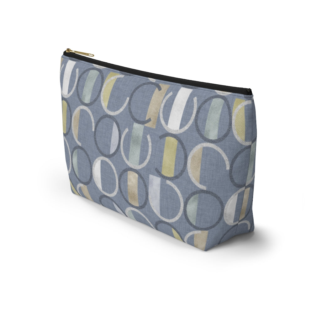 Journey Code Accessory Pouch w T-bottom in Blue