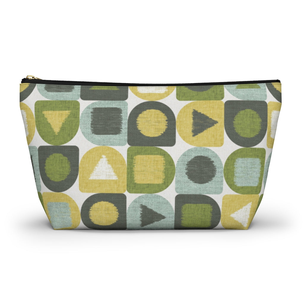 Shape Up Accessory Pouch w T-bottom in Green