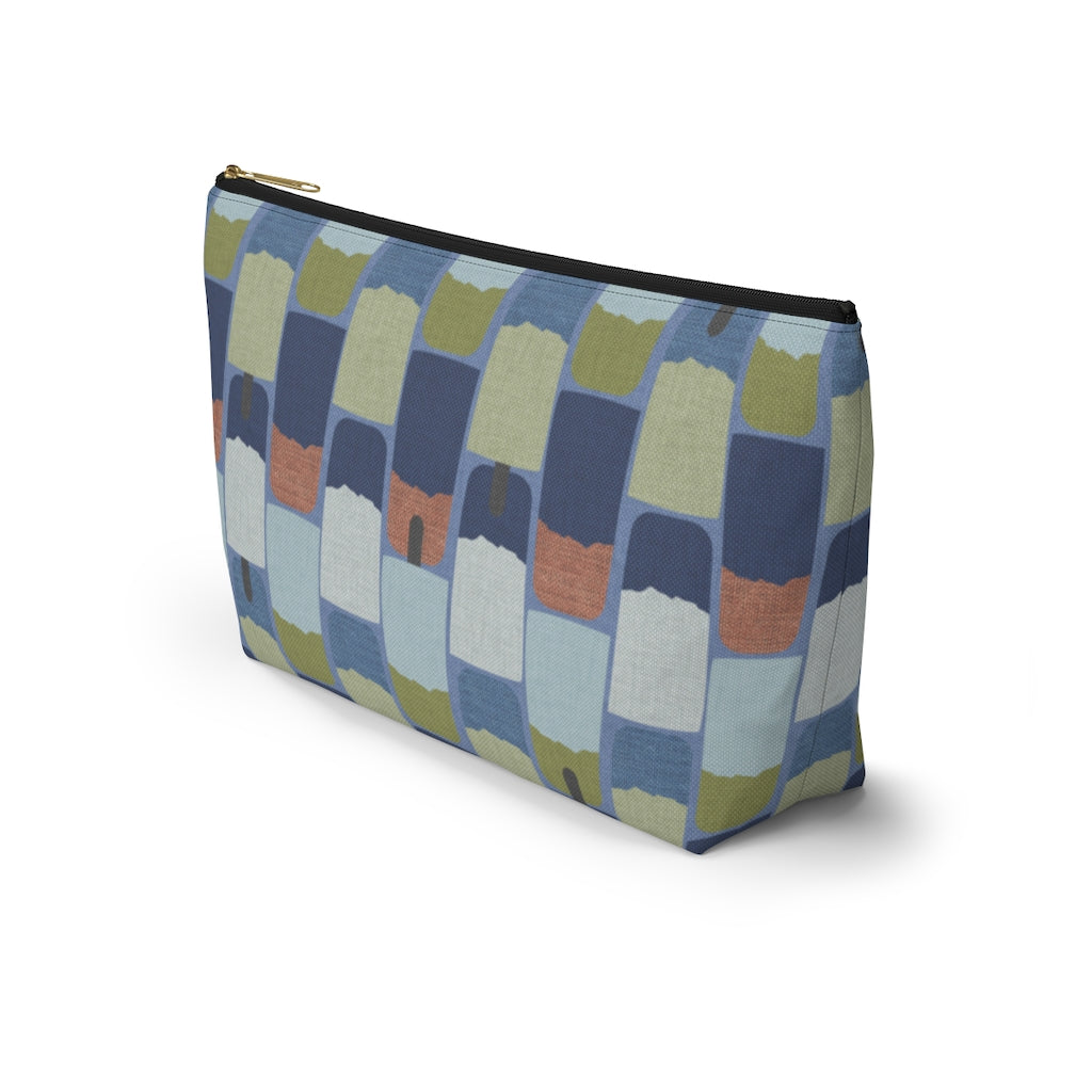 Popsicles Accessory Pouch w T-bottom in Navy