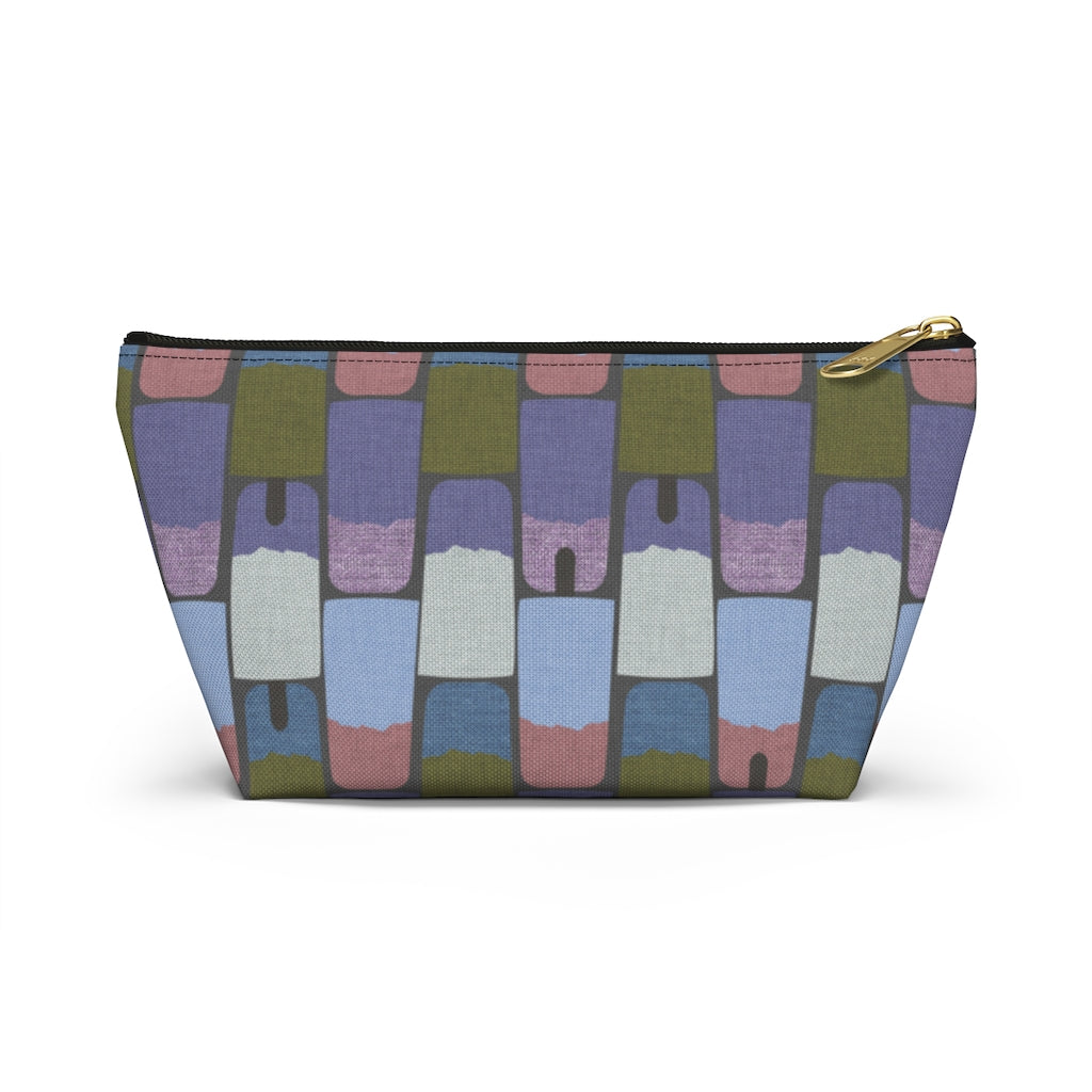 Popsicles Accessory Pouch w T-bottom in Purple