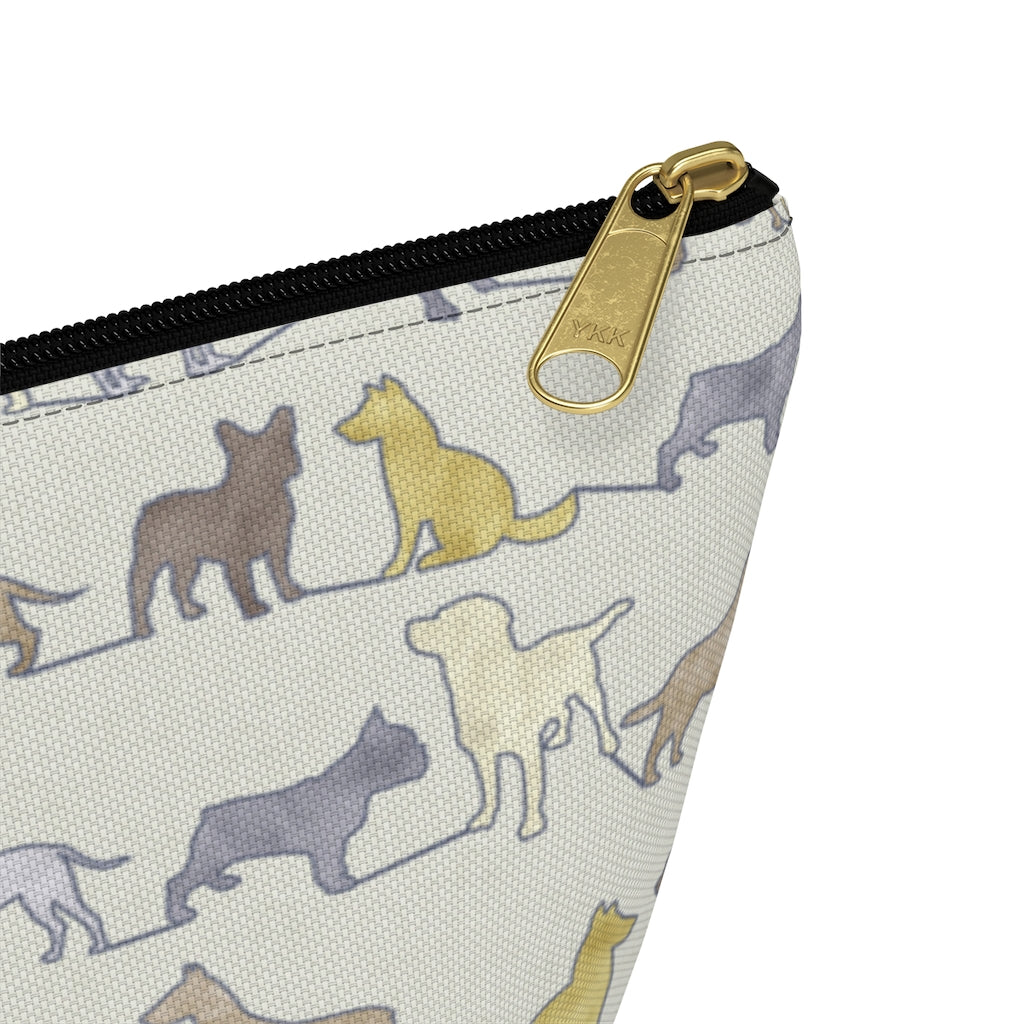 Dogs Accessory Pouch w T-bottom in Yellow