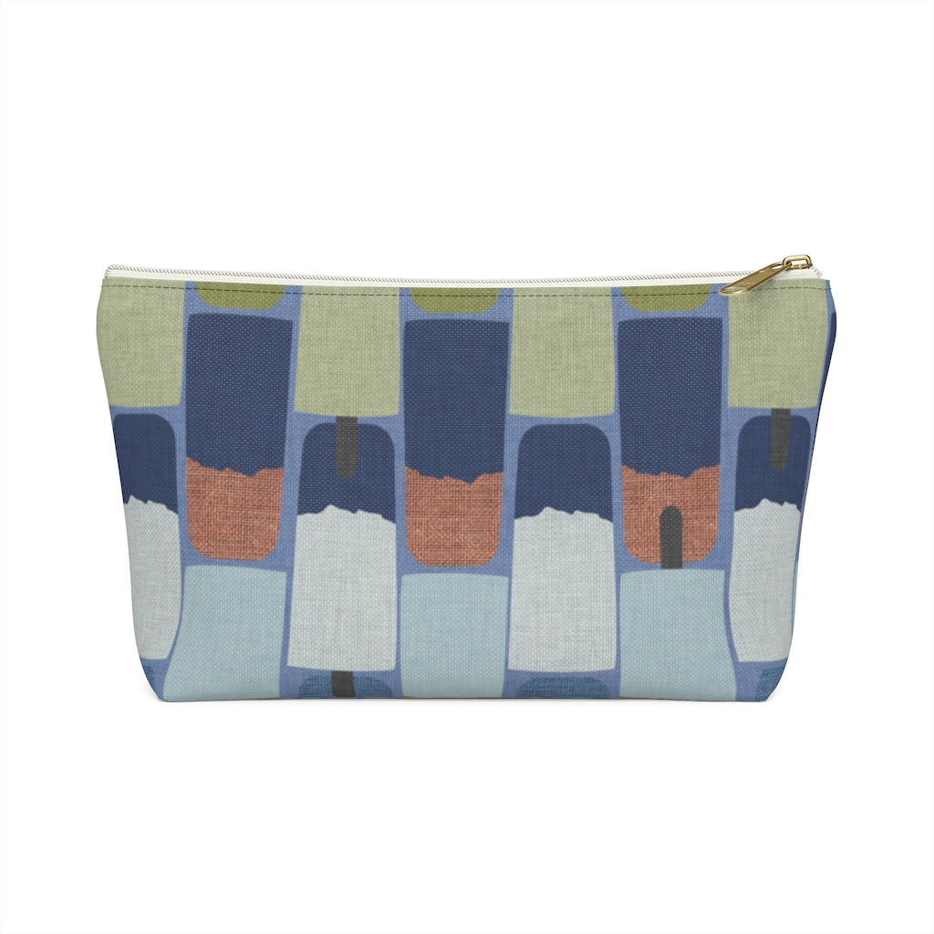 Popsicles Accessory Pouch w T-bottom in Navy
