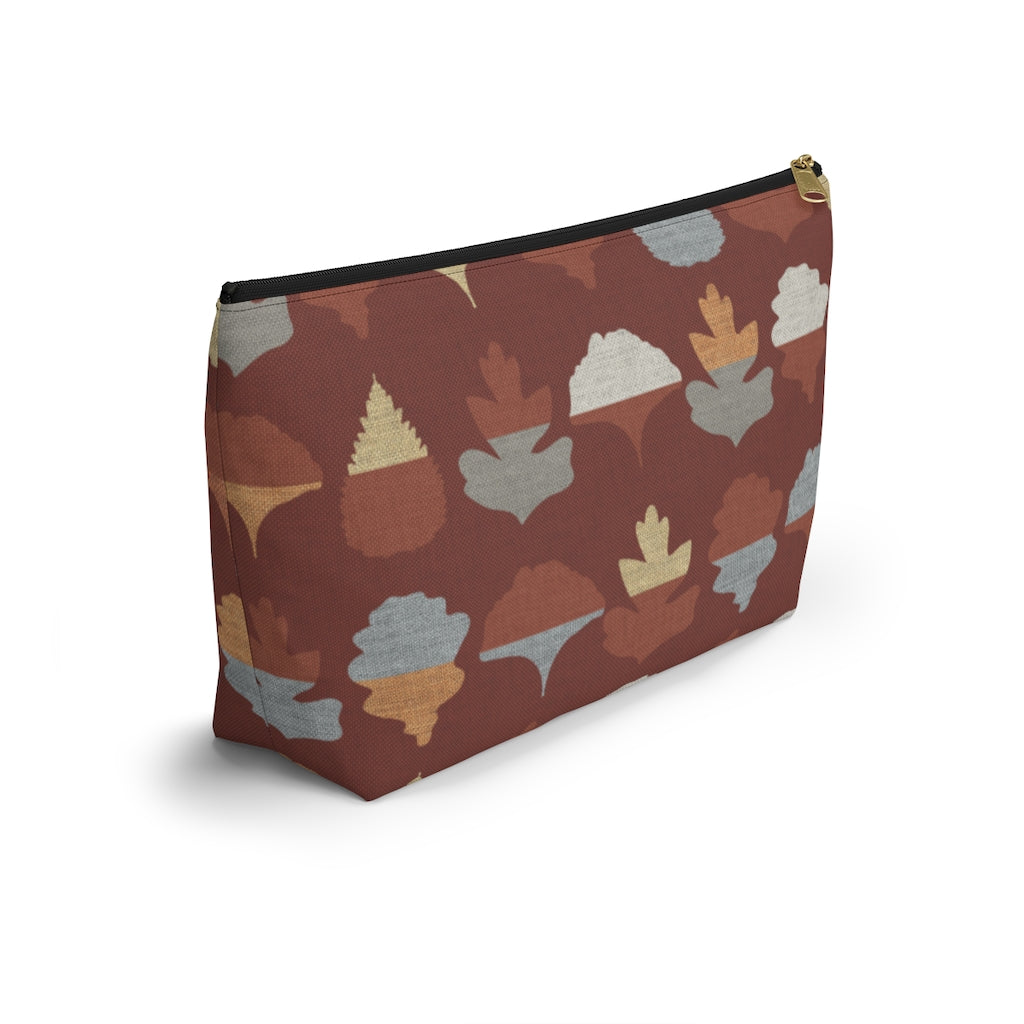 Frond Accessory Pouch w T-bottom in Red