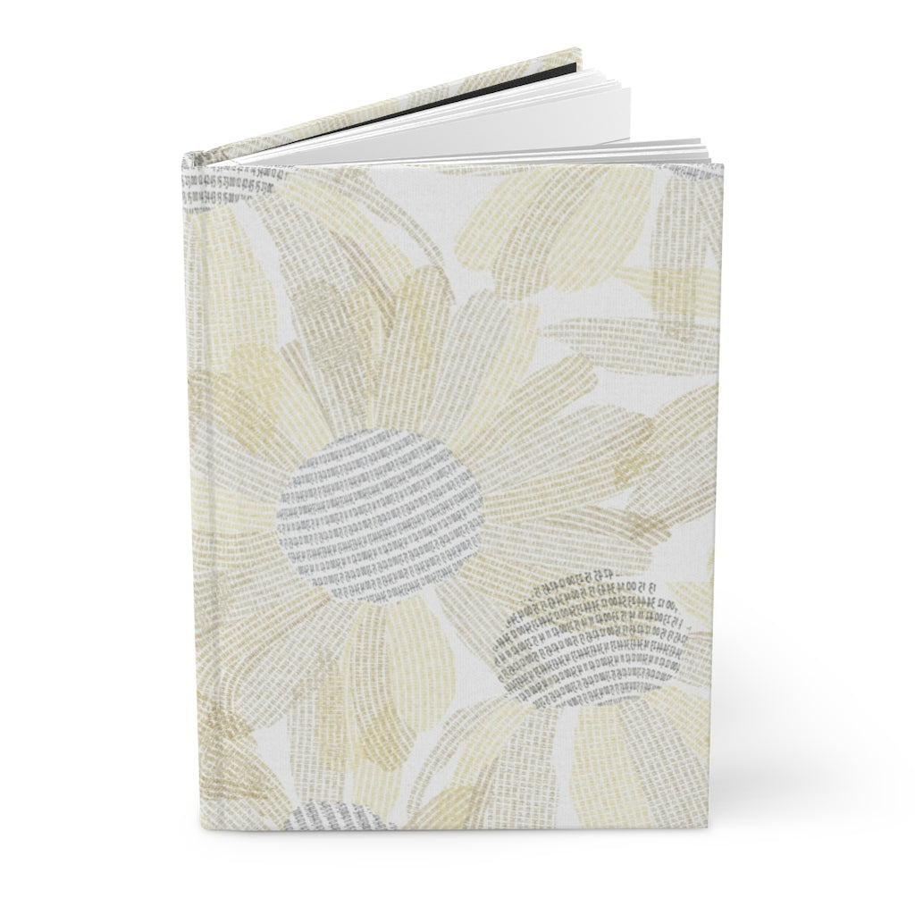 Daisy Chain Code Hardcover Journal Matte in Yellow