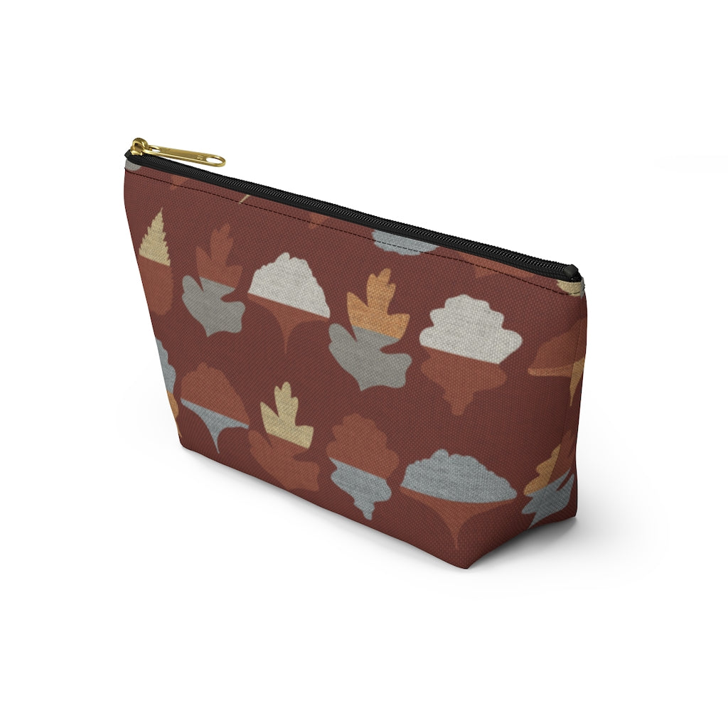 Frond Accessory Pouch w T-bottom in Red