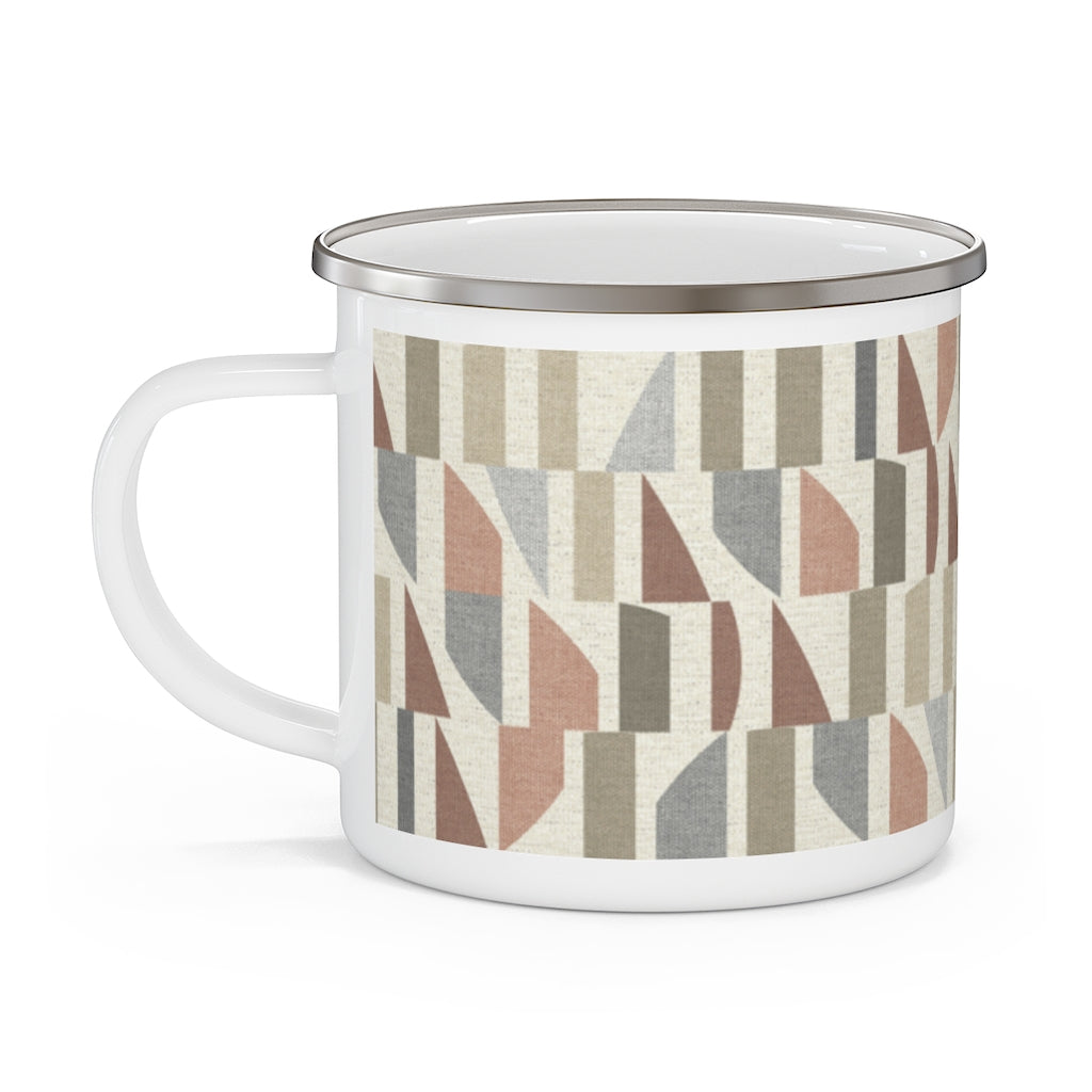 Frequency Code Enamel Mug in Pink