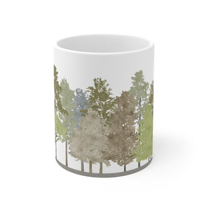 Walk in the Woods Mug in Brown