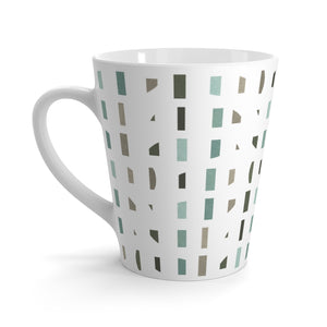 Tujjedy Code Latte Mug in Aqua