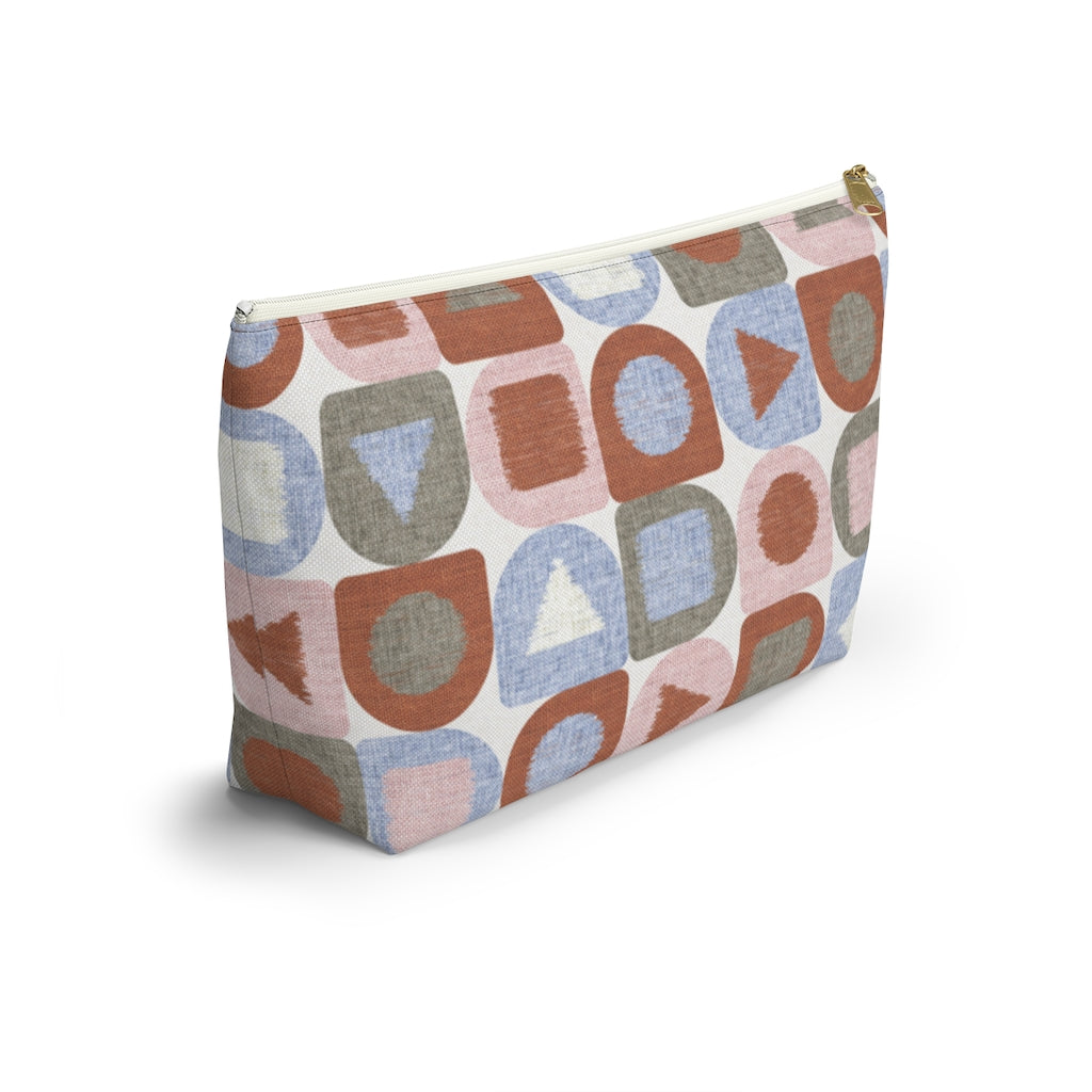 Shape Up Accessory Pouch w T-bottom in Pink
