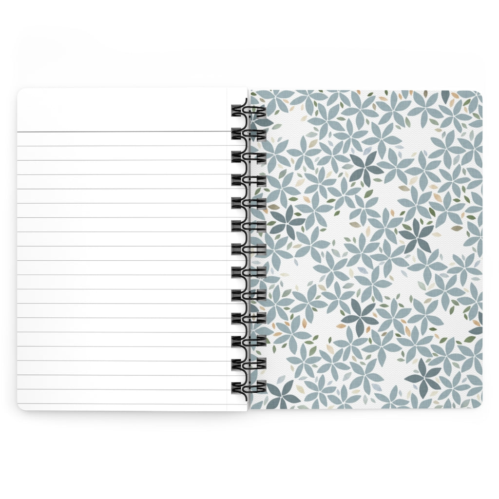Snowbell Spiral Bound Journal in Aqua
