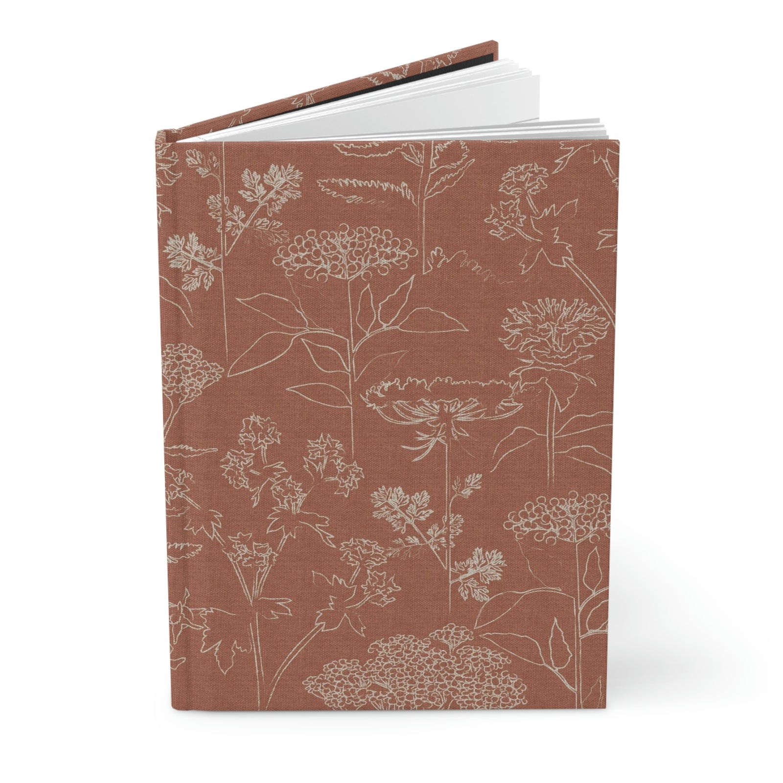 Swallowtail Hardcover Journal Matte in Orange